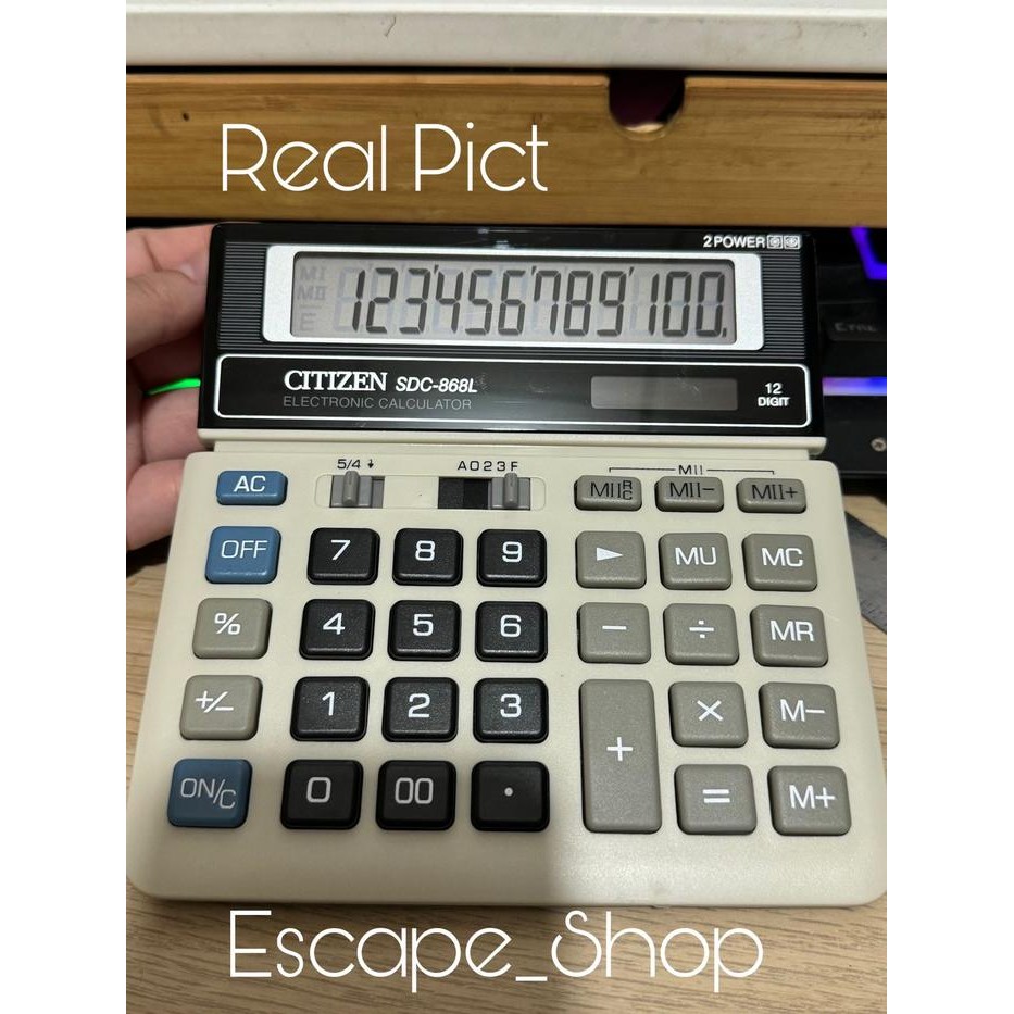 

ORIGINAL KALKULATOR CITIZEN TYPE SDC 868 L - CITIZEN SDC 868 L ORI