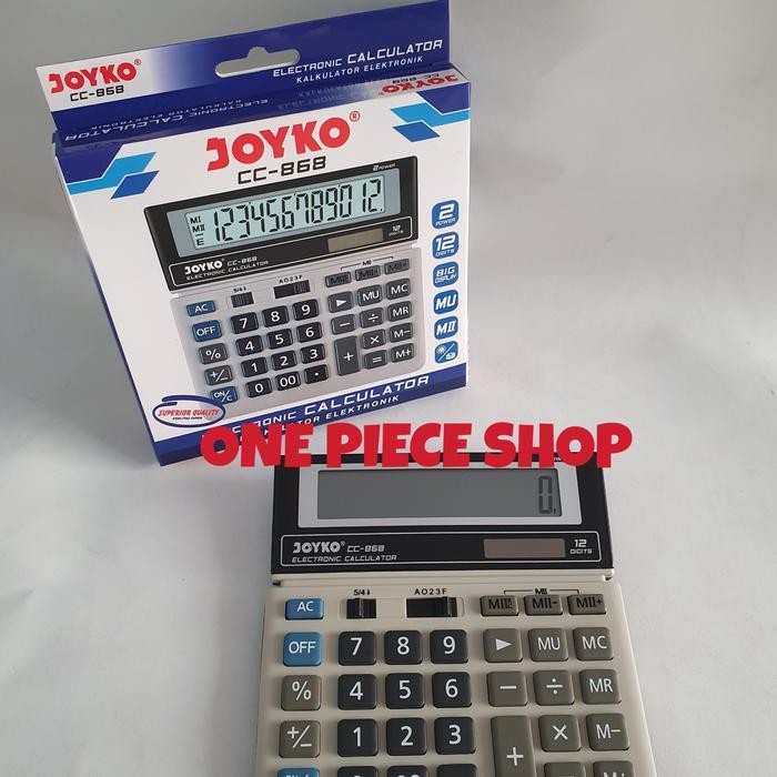 

KALKULATOR JOYKO CC-868 CALCULATOR 12 DIGIT JOYKO CC-868 CHECK CORRECT