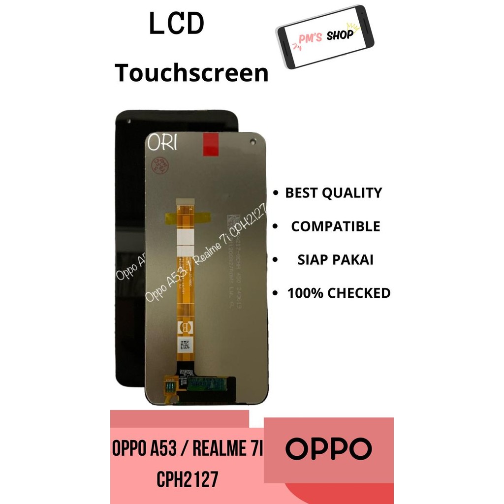 Lcd Touchscreen Oppo A53 / Realme 7i CPH2127