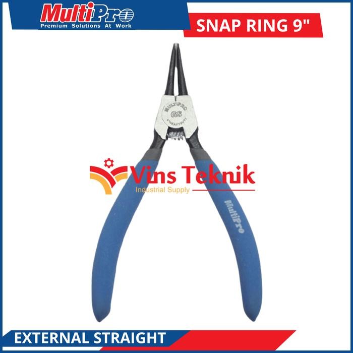 Tang Snap Ring Pliers 9" EXTERNAL STRAIGHT 9 INCH MULTIPRO