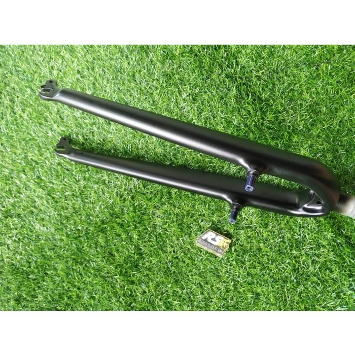 Fork rigid 700c carbon alloy ringan Oversize U brake Pivot V Brake