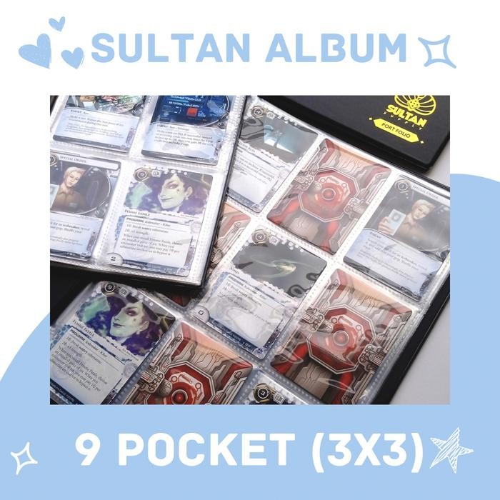 

Sultan Supply Premium Pocket Portfolio Card Binder - A4 (9 Pocket)