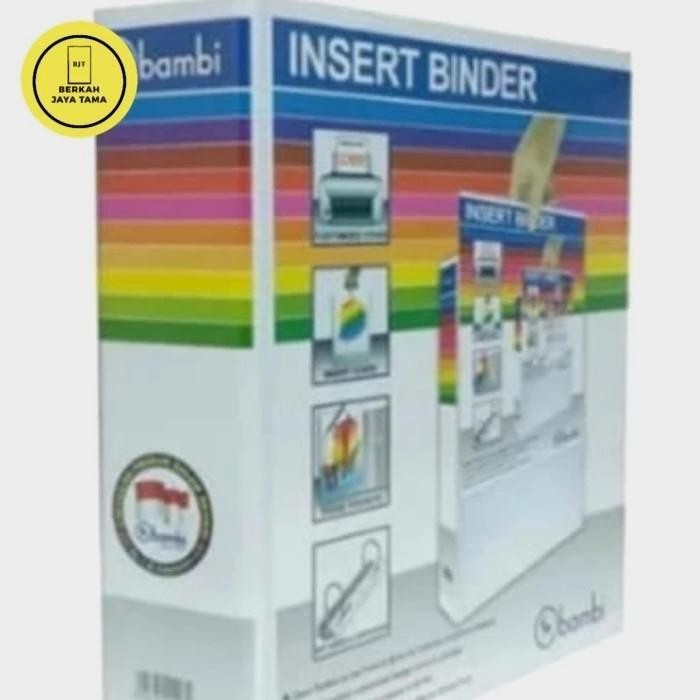 

Bambi Insert Binder Ring 3 Bantex 8662-07 A4 3D 65Mm Asli - Stationery Berkah Jaya Tama