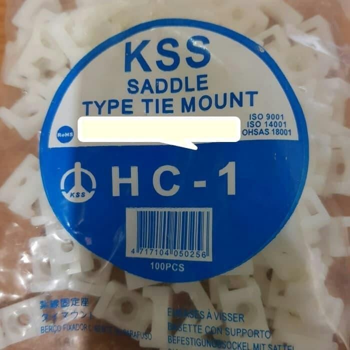 

Saddle Clamp Kss Hc-1 Saddle Tipe Tie Mount Per Pack
