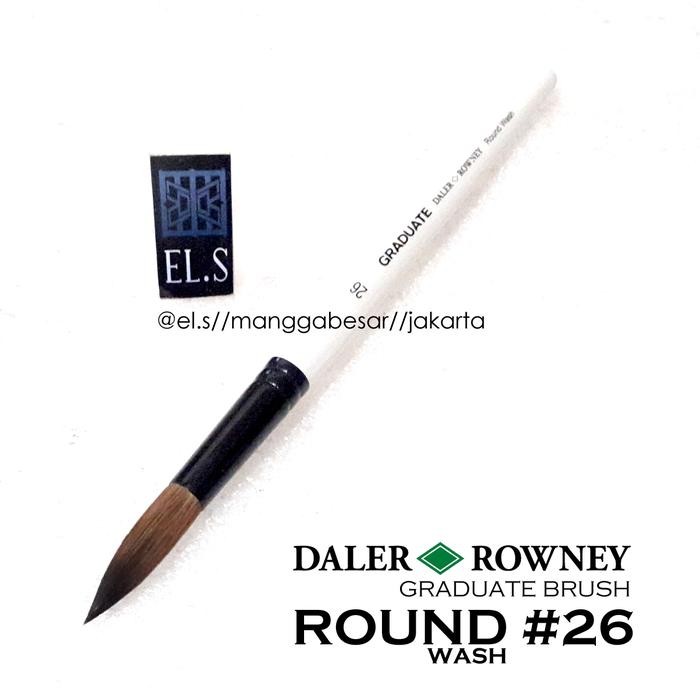

Daler Rowney Graduate Brush Round Wash 26 (Kuas Lukis)