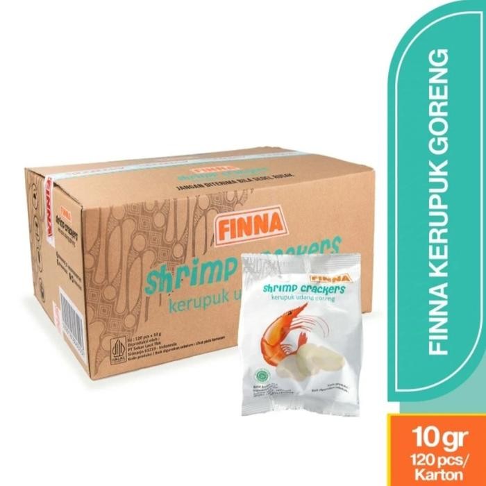 

3YC3 Kerupuk Finna Udang Goreng 10Gr X 120 Pcs Per Dus