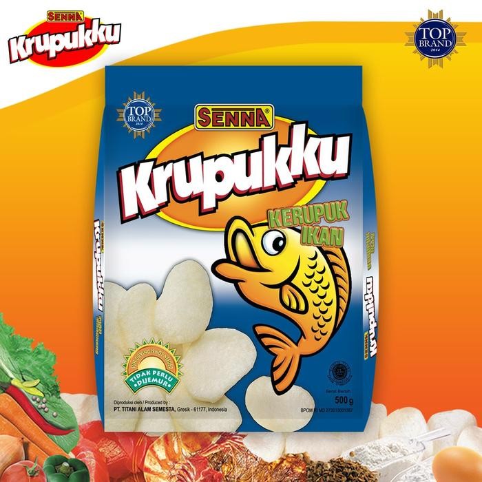 

3YC3 Senna Krupukku Kerupuk Ikan, Udang, Bawang 500 Gram