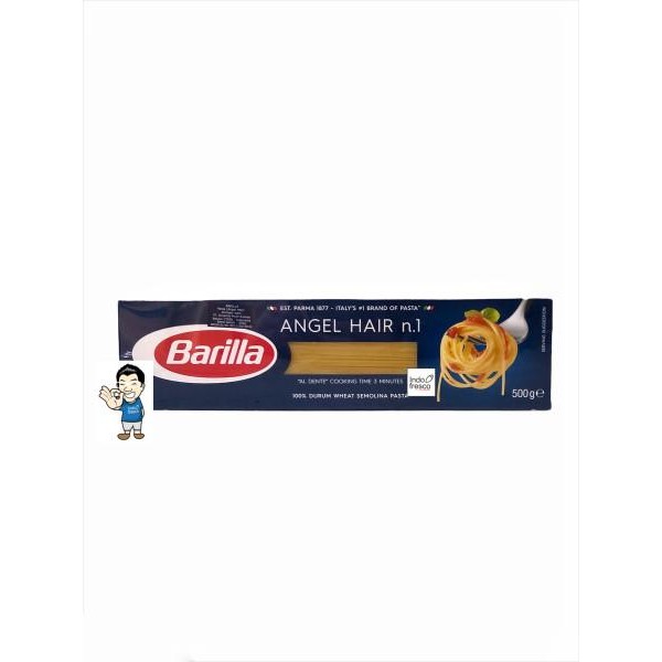 

H48Y Barilla Angel Hair No 1- Spagheti Pasta 500 Gr