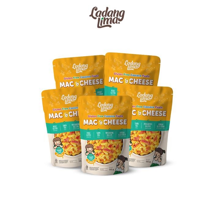 

H48Y 5 Pcs Pasta Mac And Cheese - Ladang Lima Cassava Pasta Gluten Free