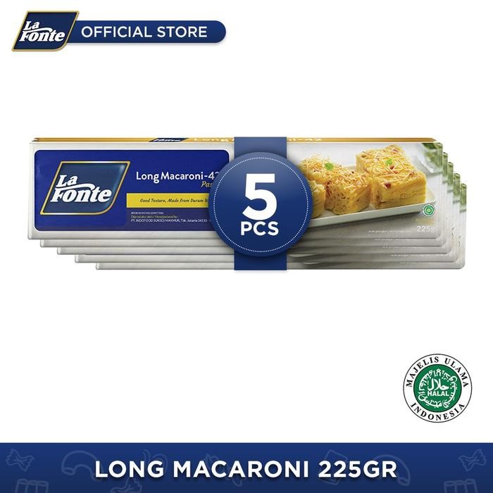 

H48Y 5 Pcs - La Fonte Long Macaroni 225 Gr
