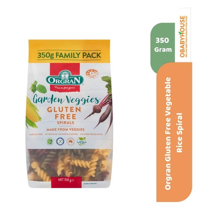 

H48Y Orgran Gluten Free Vegetable Rice Spiral 350 Gr