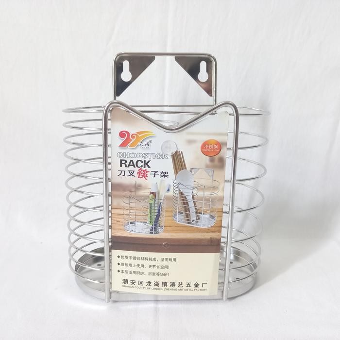 Tempat Sendok Gantung, Stainless steel / Stainless Steel Cutlery Holder