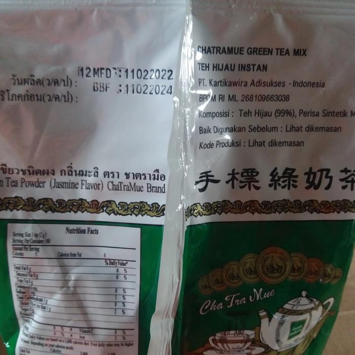 

Green Tea chatramue 200gr ada BPOM dan HALAL