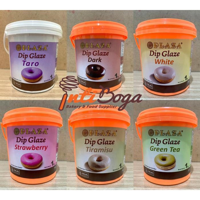 

PLAZA Dip Glaze Donat 1 Kg - Donut Topping 1Kg