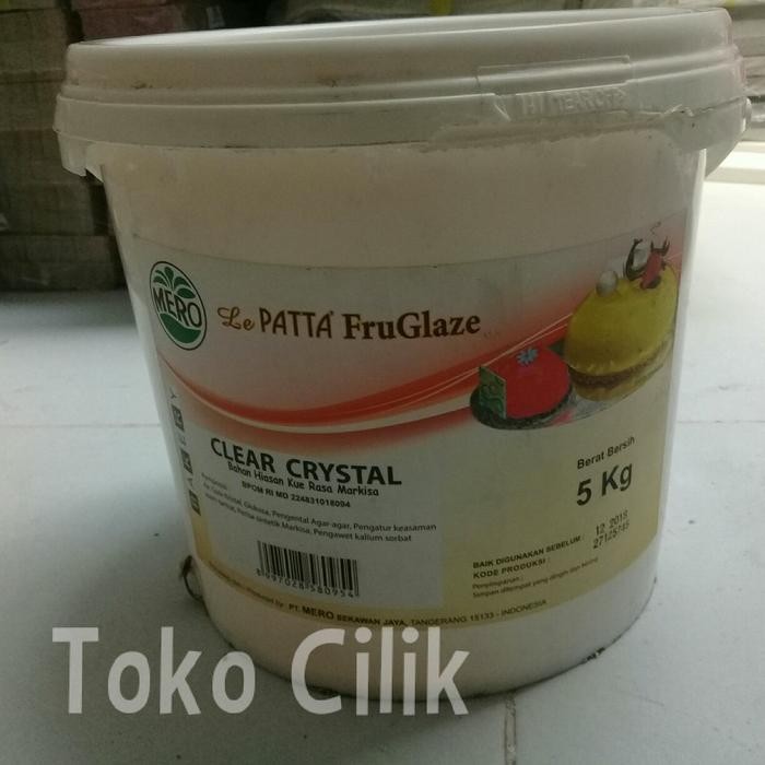 

Glaze/olesan/bening/clear crystal/fruit cake/kue buah/puding/topping