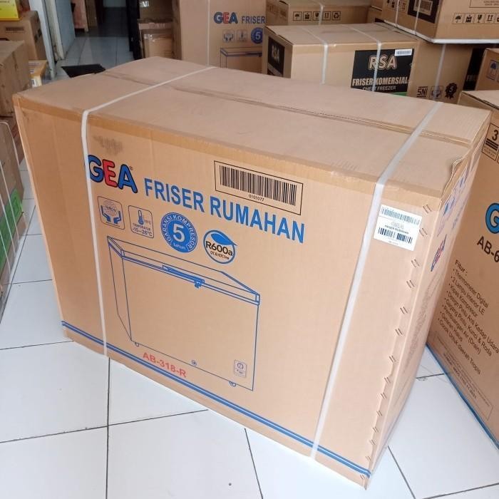 Est Freezer Gea Ab 318 R Kulkas Box 300 Liter