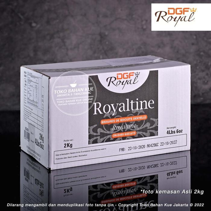 

DGF La Royaltine 100gr Crunchy Flakes Biscuit Waffle Crunch Topping Remahan Biskuit