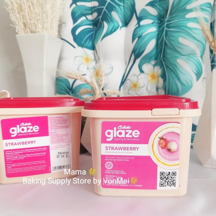 

COLATTA Glaze Glazing Strawberry Stroberi Sauce Topping 1 kg