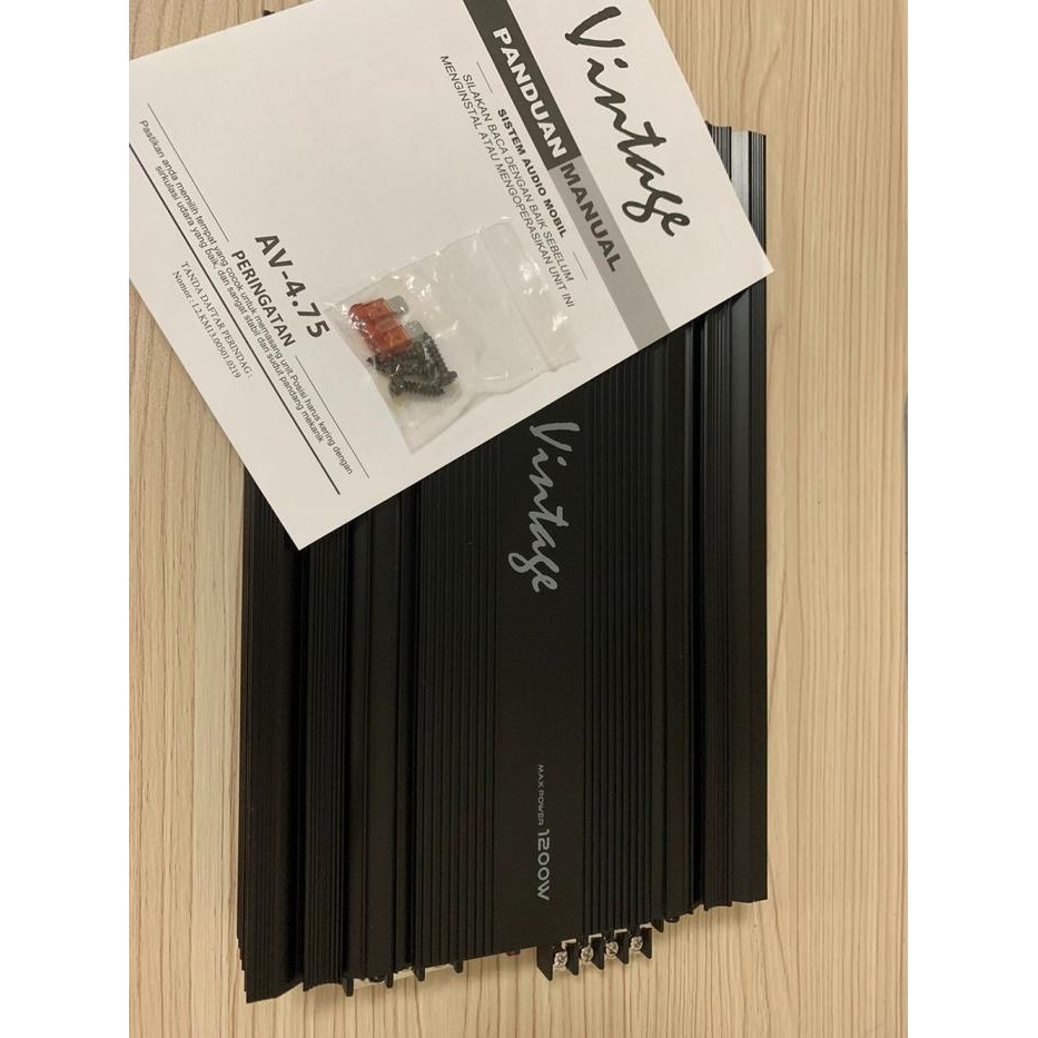 Power Amplifier 4 Channel Vintage Av-4.75-Mk By Lm Audio