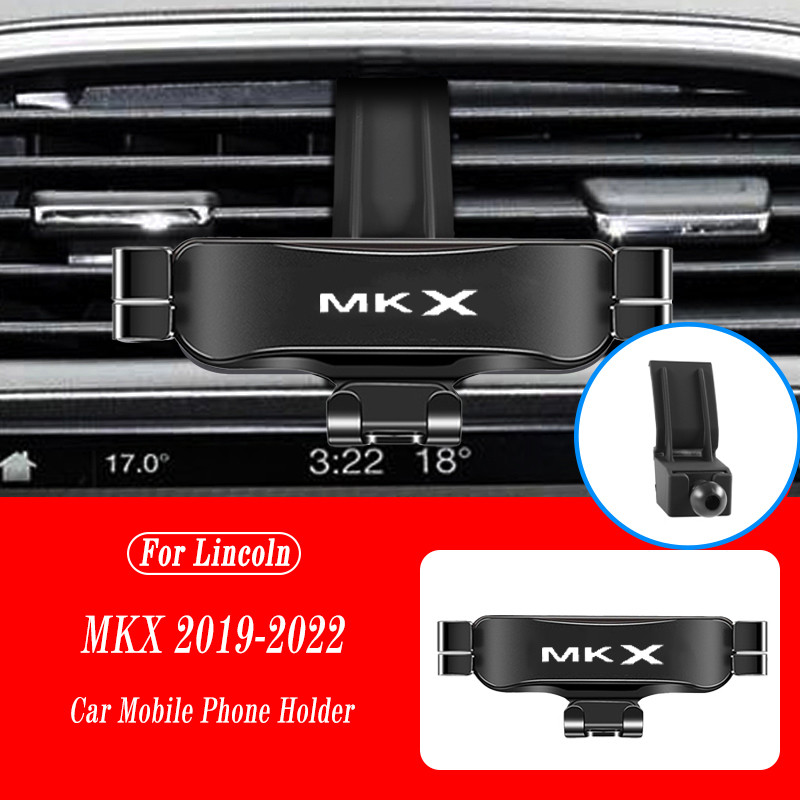 Car Mobile Phone Holder For Lincoln MKX 2019-2022 Air Vent Mounts