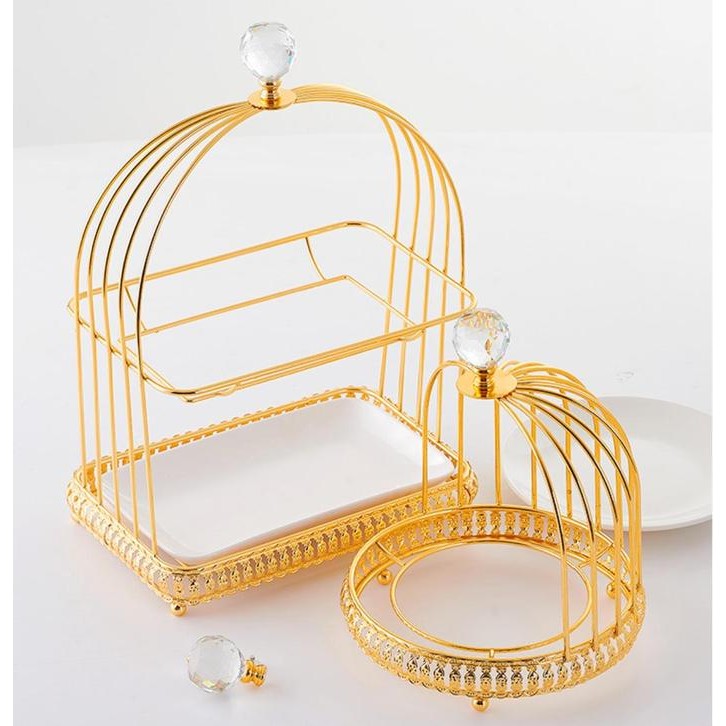 Cerac Cake Stand Bird Cage Dessert Table Decor