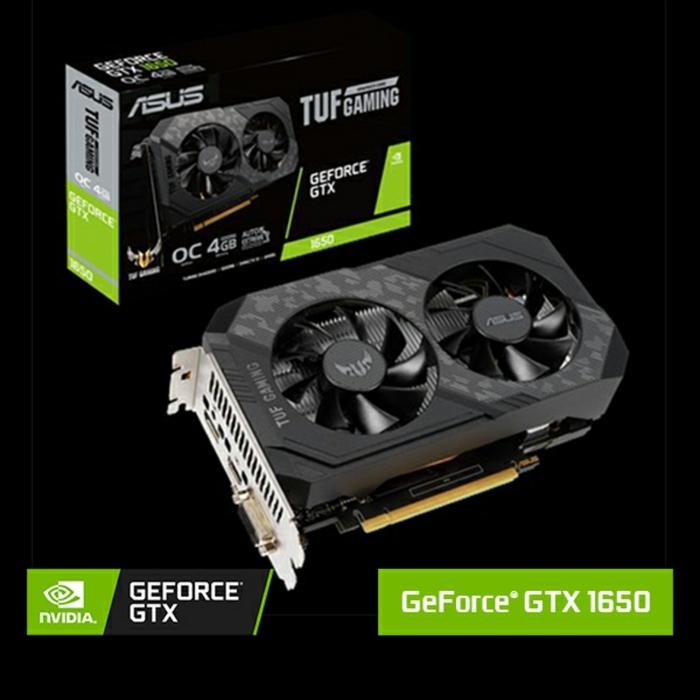 Unik Vga Asus Gtx 1650 4Gb Tuf Gaming Oc Ddr6