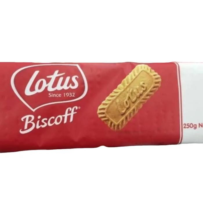 

LOTUS BISCOFF CARAMELIZED BISCUIT 250GR (ISI 32 PCS) COOKIES FOOD SNACKS BISKUIT SNACK MAKANAN SNACK