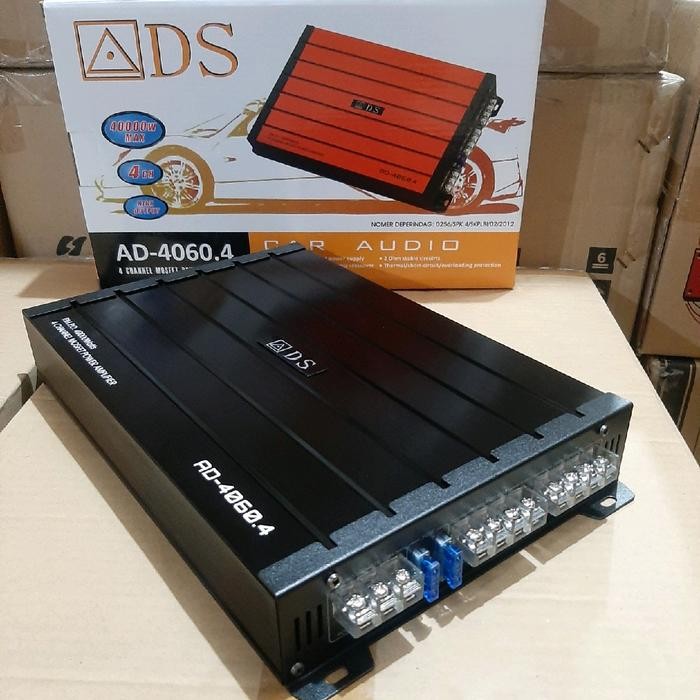 Power 4 Channel Ads 4060 Amplifier Ads 4 Channel