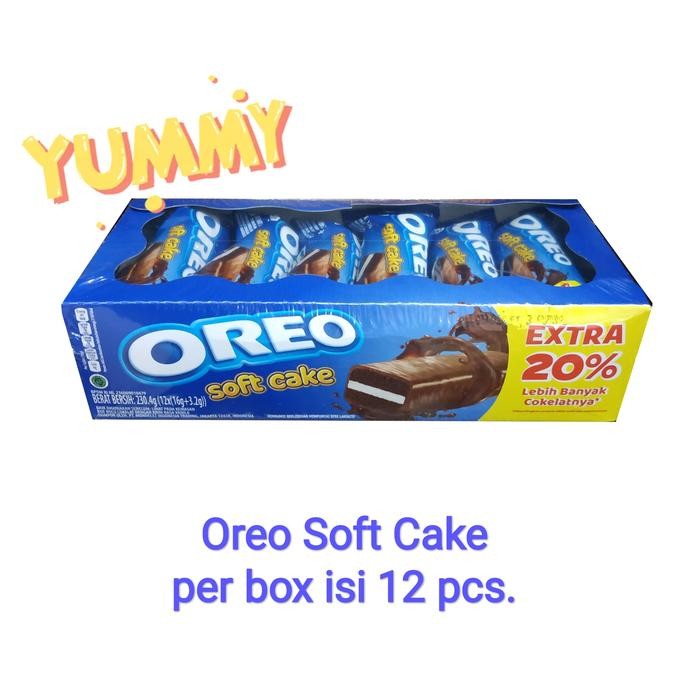 

OREO SOFT CAKE MONDELEZ BOLU COKELAT BOX ISI 12 PCS