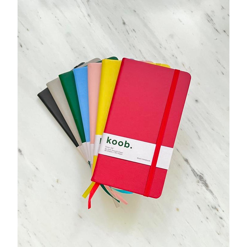 

A601 Koob. Notebook A6+ Buku Tulis Polos / Plain Agenda Jurnal Diary