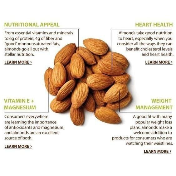 

ALMOND PANGGANG ORIGINAL (ROASTED ALMOND PLAIN) 100 GR