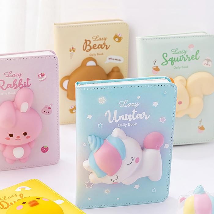 

TOKKADO Fuwa Buku Squishy Agenda Catatan Diari Anak Karakter Lucu