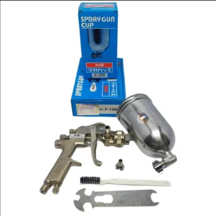 Spesial Meiji Spray Gun Tabung Atas F100 / F-100 Spray Gun Meiji F100 F 100 Tabung Atas Super Taiwan