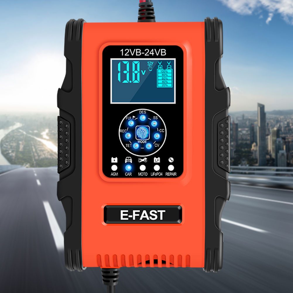 Full Automatic Car Battery Charger 12V24V Battery Charger Overvoltage