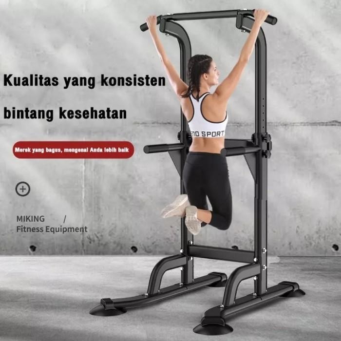 Multifungsi Power Tower Adjustable Height Pull Up Station Pull Up Bar