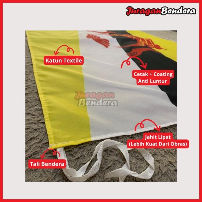 BENDERA NEGARA BRUNEI DARUSSALAM