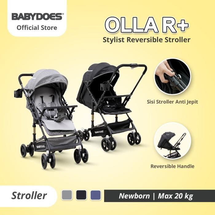 (TERLARIS) Baby Does Babydoes Holla Olla R+ Stroller Kereta Roda Dorong Anak Bayi BANDUNG CIMAHI