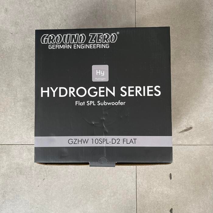 Menarik Subwoofer Ground Zero Hydrogen Gzhw 10Spl-D2 Flat Sql Shallow Subwoofer