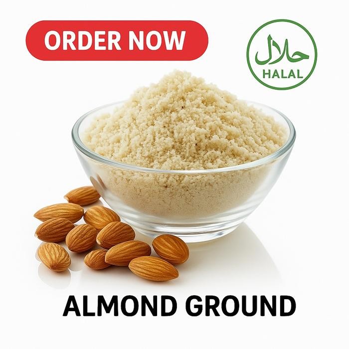 

KACANG ALMOND GROUND - BUBUK - POWDER 1 KG IMPORT USA PREMIUM
