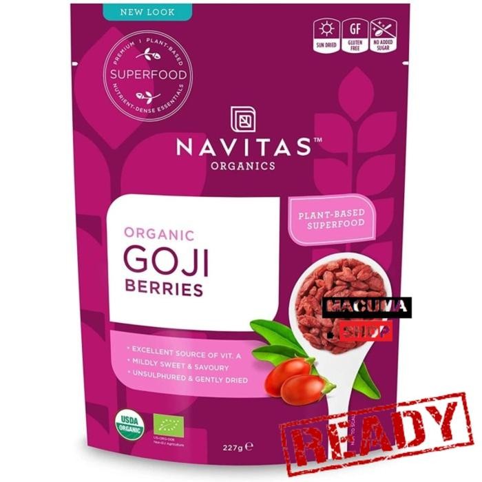 

NAVITAS ORGANICS ORGANIC GOJI BERRIES 227 GR / NAVITAS GOJI BERRY
