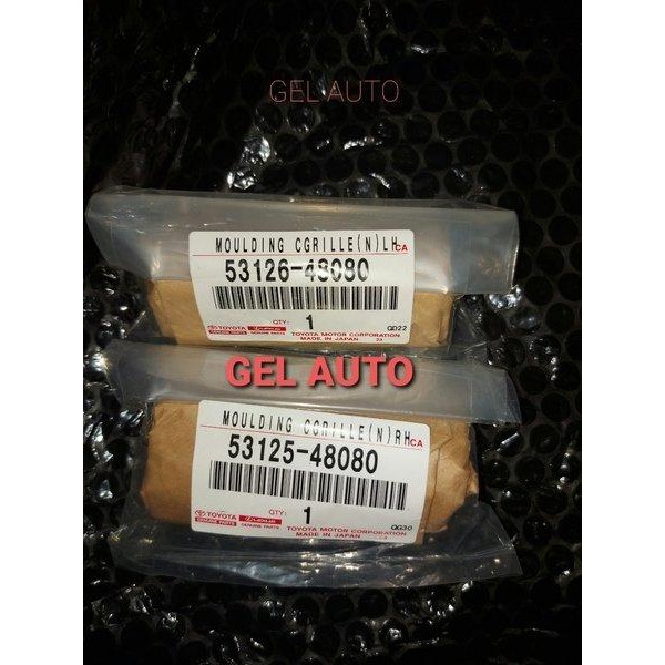 Moulding Radiator Grille 53125-48080 53126-48080 Ori Lexus Rx270 350