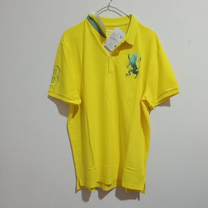 No.6 - Baju Kaos Kerah Pria Polo Giordano Original