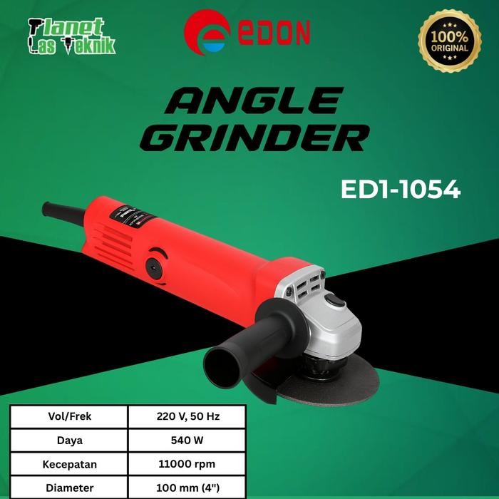 Hitachi Tools - Mesin Grinda Gerinda Gurinda Grinder Edon Ed1-1054 Gerinda Tangan