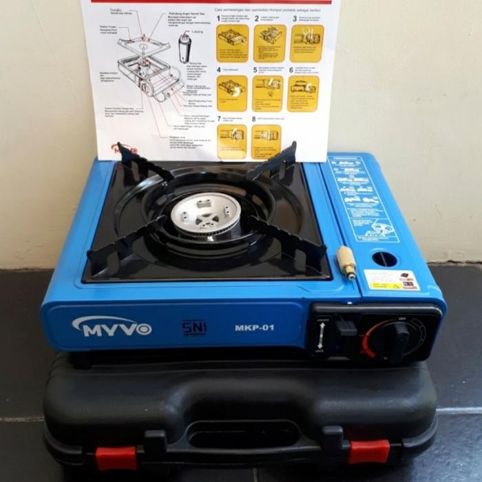 kompor gas portable 2 in 1 myvo