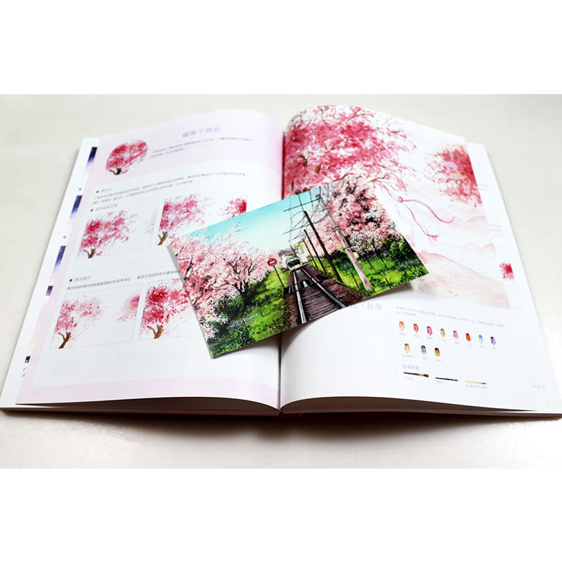 Watercolor Dream Painting Book Girl Heart Watercolor illustration Watercolor Entry Tutorial Books