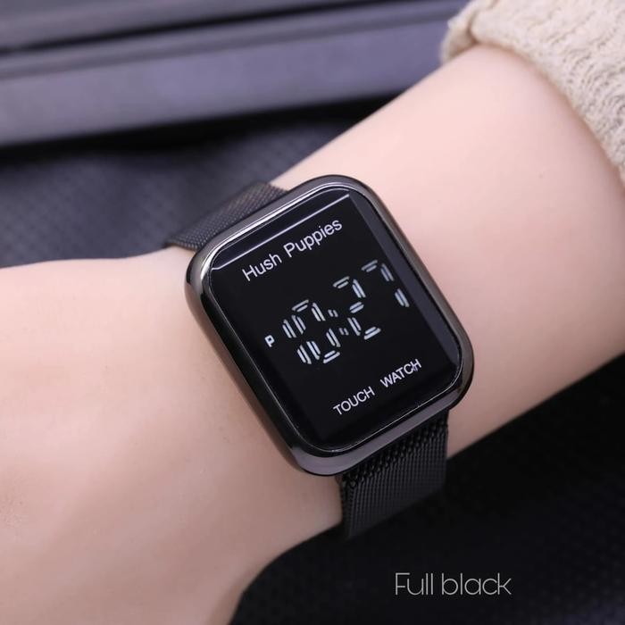Jam Tangan Wanita /Jam Tangan Fashion Hush Puppies Led Touch watch