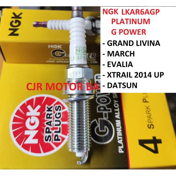 Busi Platinum Ngk G Power Lkar6Agp Mobil Nissan Livina March Datsun