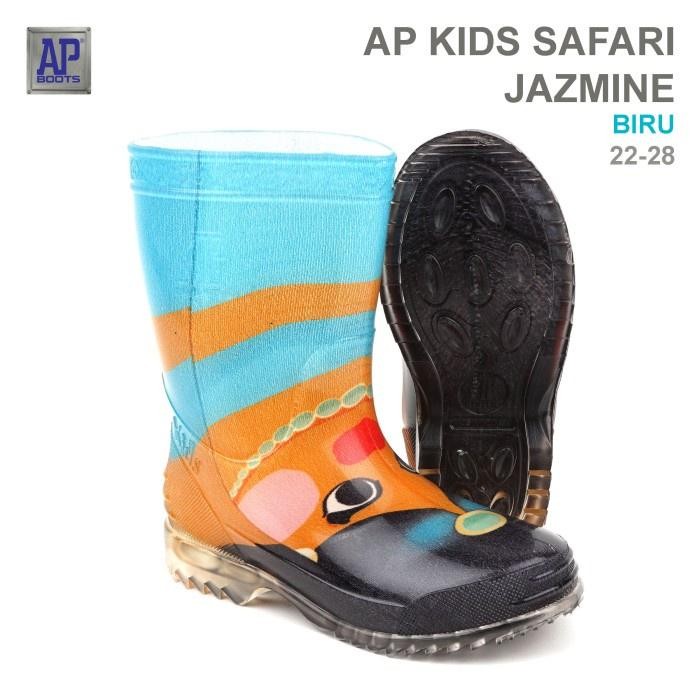 AP BOOTS AP KIDS SAFARI JAZMINE - SEPATU BOOT ANAK PVC MOTIF