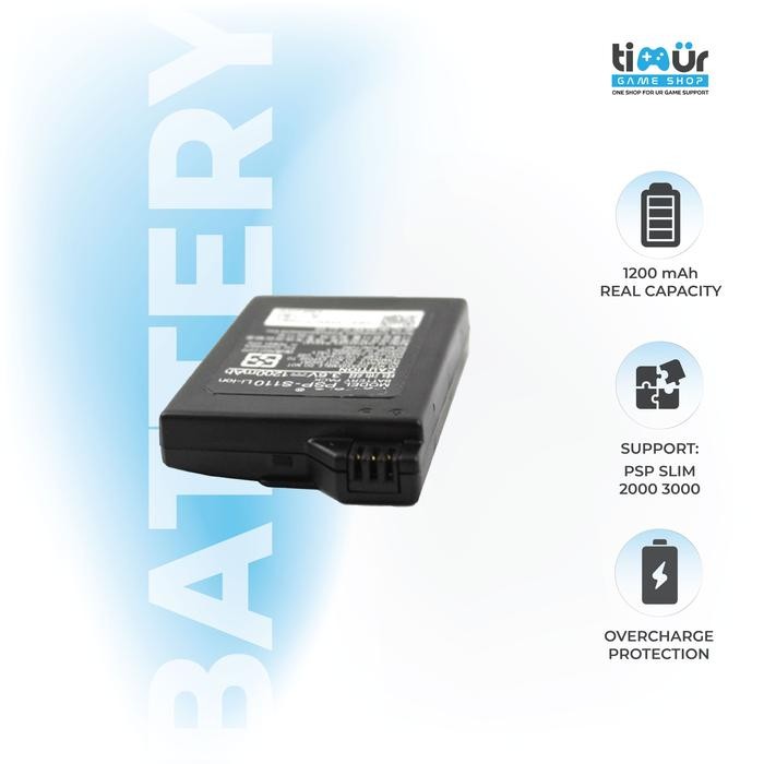 Battery Batre Baterai Mesin Psp Slim 2000 3000