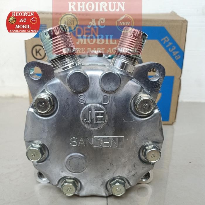 (TERLARIS) Compresor Kompresor AC Mobil Sanden 7H15 - SD7H15 - 24Volt - Sanden (TERBAIK) (TERBARU)